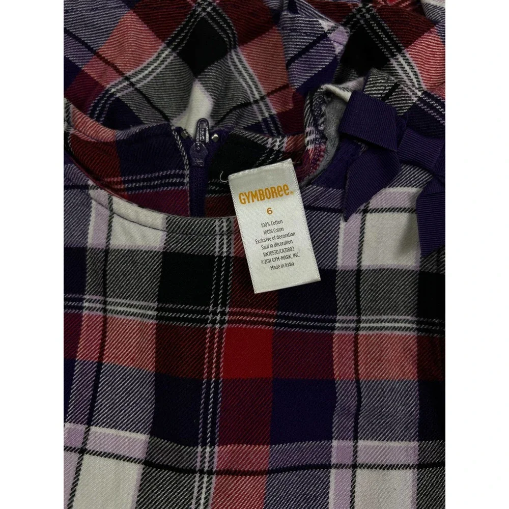 Gymboree plaid purple